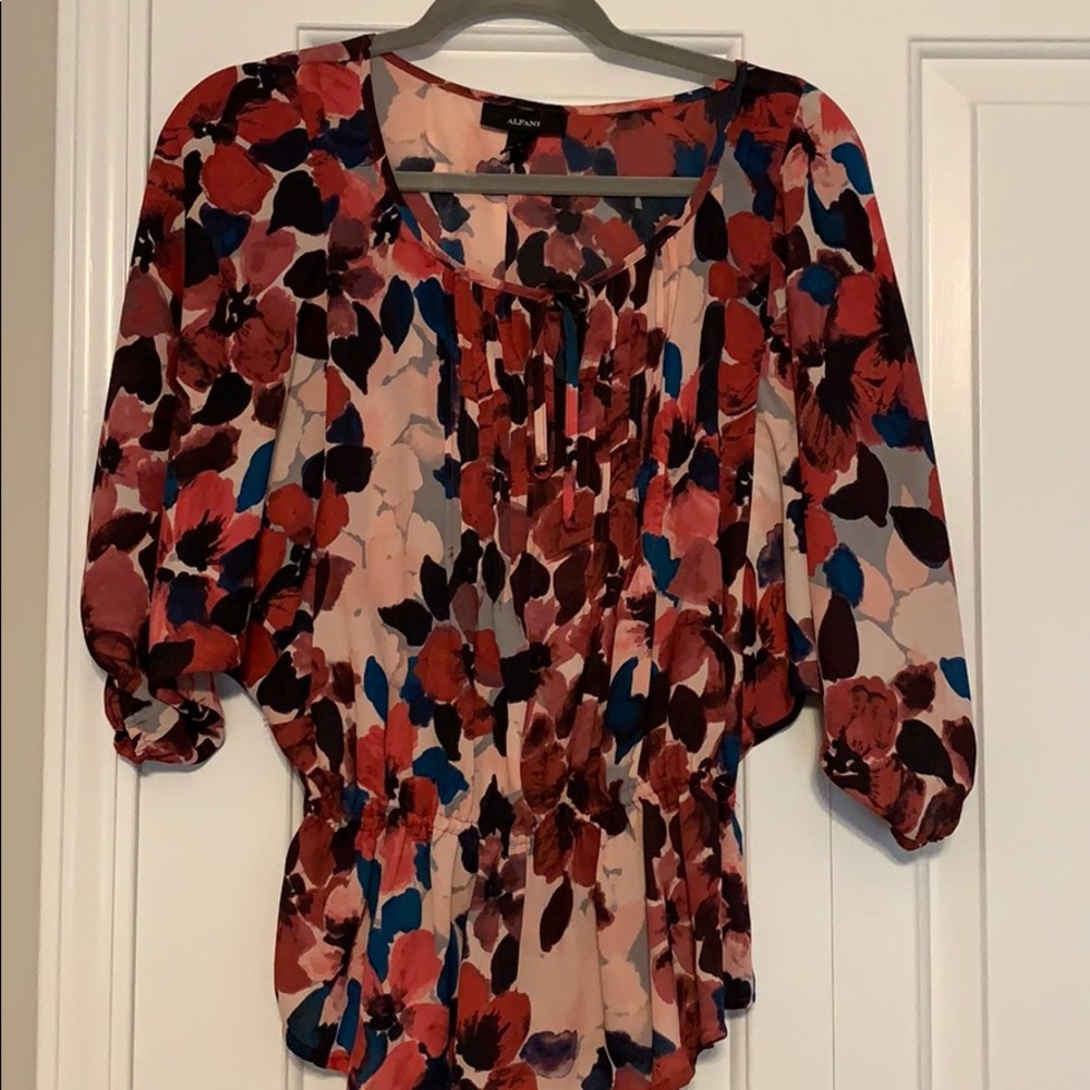 Alfani peplum shirt